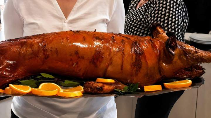 La bonne adresse pour commander du cochon de lait grillé au Meux