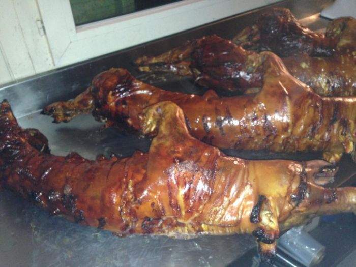 Cochons de lait rôtis à emporter Le Meux