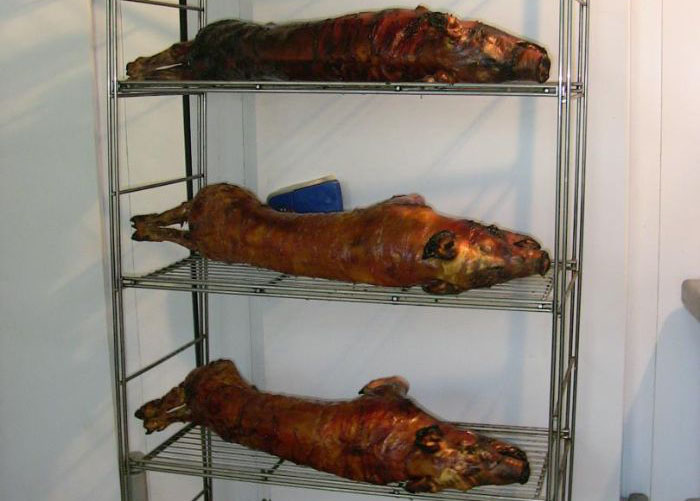 Cochon de lait grillé Le Meux